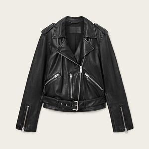 Women's Black Leather Jacket